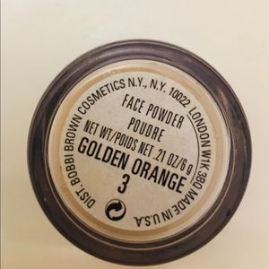 Bobbi Brown loose face powder- Golden Orange #3